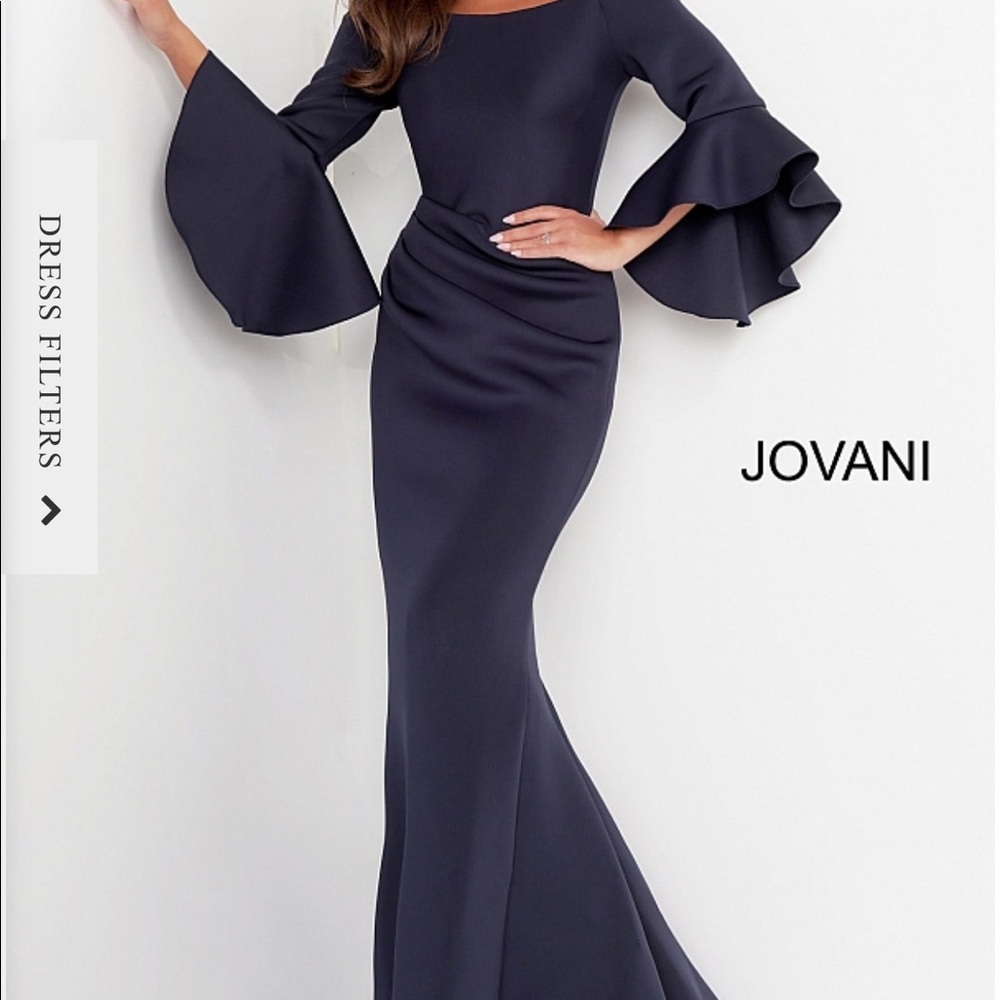 Blue jovani gown stunning